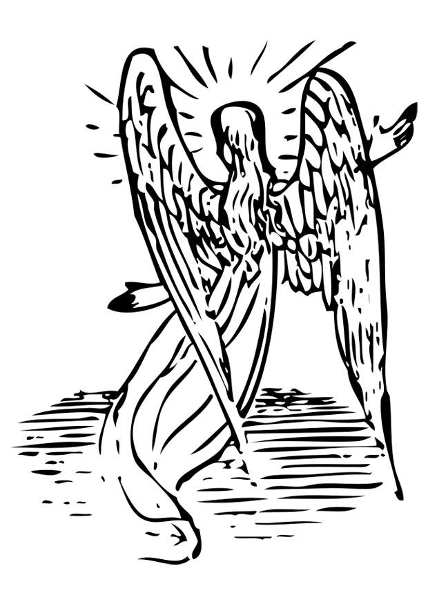 Dibujo para colorear Angel